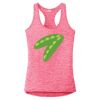 Multi-Color Sublimatable Ladies PosiCharge Electric Heather Racerback Tank Thumbnail