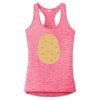 Multi-Color Sublimatable Ladies PosiCharge Electric Heather Racerback Tank Thumbnail