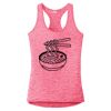 Multi-Color Sublimatable Ladies PosiCharge Electric Heather Racerback Tank Thumbnail