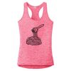 Multi-Color Sublimatable Ladies PosiCharge Electric Heather Racerback Tank Thumbnail