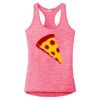 Multi-Color Sublimatable Ladies PosiCharge Electric Heather Racerback Tank Thumbnail