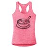Multi-Color Sublimatable Ladies PosiCharge Electric Heather Racerback Tank Thumbnail
