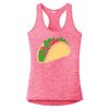 Multi-Color Sublimatable Ladies PosiCharge Electric Heather Racerback Tank Thumbnail