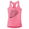 Multi-Color Sublimatable Ladies PosiCharge Electric Heather Racerback Tank Thumbnail