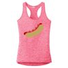 Multi-Color Sublimatable Ladies PosiCharge Electric Heather Racerback Tank Thumbnail