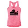Multi-Color Sublimatable Ladies PosiCharge Electric Heather Racerback Tank Thumbnail