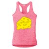 Multi-Color Sublimatable Ladies PosiCharge Electric Heather Racerback Tank Thumbnail