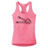 Multi-Color Sublimatable Ladies PosiCharge Electric Heather Racerback Tank Thumbnail