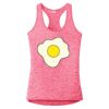 Multi-Color Sublimatable Ladies PosiCharge Electric Heather Racerback Tank Thumbnail