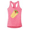 Multi-Color Sublimatable Ladies PosiCharge Electric Heather Racerback Tank Thumbnail