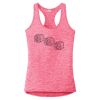 Multi-Color Sublimatable Ladies PosiCharge Electric Heather Racerback Tank Thumbnail