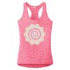 Multi-Color Sublimatable Ladies PosiCharge Electric Heather Racerback Tank Thumbnail