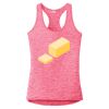Multi-Color Sublimatable Ladies PosiCharge Electric Heather Racerback Tank Thumbnail