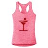 Multi-Color Sublimatable Ladies PosiCharge Electric Heather Racerback Tank Thumbnail