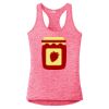 Multi-Color Sublimatable Ladies PosiCharge Electric Heather Racerback Tank Thumbnail