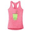 Multi-Color Sublimatable Ladies PosiCharge Electric Heather Racerback Tank Thumbnail