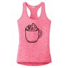 Multi-Color Sublimatable Ladies PosiCharge Electric Heather Racerback Tank Thumbnail