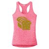 Multi-Color Sublimatable Ladies PosiCharge Electric Heather Racerback Tank Thumbnail