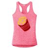 Multi-Color Sublimatable Ladies PosiCharge Electric Heather Racerback Tank Thumbnail