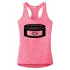 Multi-Color Sublimatable Ladies PosiCharge Electric Heather Racerback Tank Thumbnail