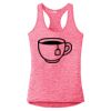 Multi-Color Sublimatable Ladies PosiCharge Electric Heather Racerback Tank Thumbnail