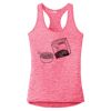Multi-Color Sublimatable Ladies PosiCharge Electric Heather Racerback Tank Thumbnail