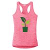 Multi-Color Sublimatable Ladies PosiCharge Electric Heather Racerback Tank Thumbnail