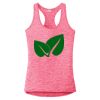 Multi-Color Sublimatable Ladies PosiCharge Electric Heather Racerback Tank Thumbnail