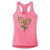 Multi-Color Sublimatable Ladies PosiCharge Electric Heather Racerback Tank Thumbnail