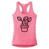 Multi-Color Sublimatable Ladies PosiCharge Electric Heather Racerback Tank Thumbnail
