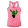 Multi-Color Sublimatable Ladies PosiCharge Electric Heather Racerback Tank Thumbnail