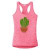 Multi-Color Sublimatable Ladies PosiCharge Electric Heather Racerback Tank Thumbnail