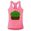 Multi-Color Sublimatable Ladies PosiCharge Electric Heather Racerback Tank Thumbnail