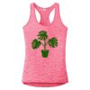Multi-Color Sublimatable Ladies PosiCharge Electric Heather Racerback Tank Thumbnail