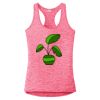 Multi-Color Sublimatable Ladies PosiCharge Electric Heather Racerback Tank Thumbnail
