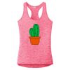 Multi-Color Sublimatable Ladies PosiCharge Electric Heather Racerback Tank Thumbnail