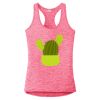Multi-Color Sublimatable Ladies PosiCharge Electric Heather Racerback Tank Thumbnail