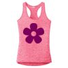 Multi-Color Sublimatable Ladies PosiCharge Electric Heather Racerback Tank Thumbnail