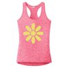 Multi-Color Sublimatable Ladies PosiCharge Electric Heather Racerback Tank Thumbnail