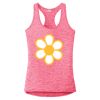Multi-Color Sublimatable Ladies PosiCharge Electric Heather Racerback Tank Thumbnail