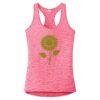 Multi-Color Sublimatable Ladies PosiCharge Electric Heather Racerback Tank Thumbnail