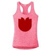 Multi-Color Sublimatable Ladies PosiCharge Electric Heather Racerback Tank Thumbnail