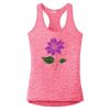 Multi-Color Sublimatable Ladies PosiCharge Electric Heather Racerback Tank Thumbnail