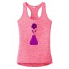 Multi-Color Sublimatable Ladies PosiCharge Electric Heather Racerback Tank Thumbnail