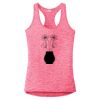 Multi-Color Sublimatable Ladies PosiCharge Electric Heather Racerback Tank Thumbnail