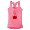 Multi-Color Sublimatable Ladies PosiCharge Electric Heather Racerback Tank Thumbnail