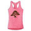 Multi-Color Sublimatable Ladies PosiCharge Electric Heather Racerback Tank Thumbnail