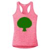Multi-Color Sublimatable Ladies PosiCharge Electric Heather Racerback Tank Thumbnail