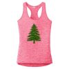 Multi-Color Sublimatable Ladies PosiCharge Electric Heather Racerback Tank Thumbnail