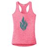 Multi-Color Sublimatable Ladies PosiCharge Electric Heather Racerback Tank Thumbnail